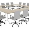 OC Office Furniture | Square Training Table Set