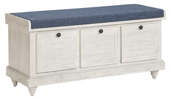 office star osp designs dover storage bench dov distressed white navy swn 42049962770680 grande