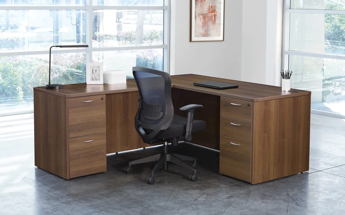 L Shaped Office Desk - Napa