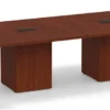 OC Office Furniture | Boat Shaped Conference Table with Cube Base