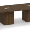 OC Office Furniture | Boat Shaped Conference Table with Cube Base