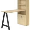 OC Office Furniture | Standing Height Desk and Bookcase Combo OC Office Furniture | Standing Height Desk and Bookcase Combo