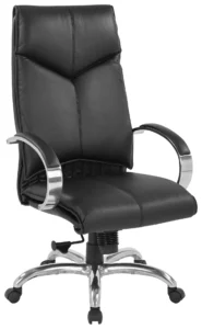 21630 leather high back conference room chair 1