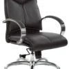 21631 leather mid back conference room chair 1