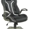 OC Office Furniture | Black and White Gaming Chair