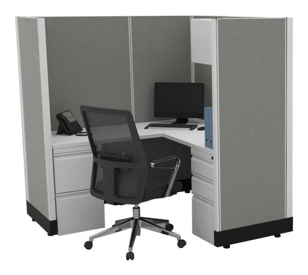 25688 l shaped cubicle workstation 1