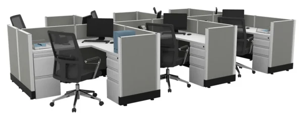 25716 6 person cubicle 1
