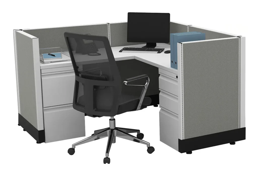 25776 l shaped cubicle workstation 1