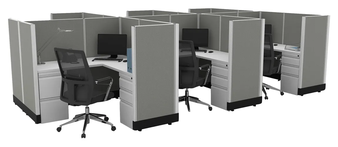 25899 6 person cubicle 1