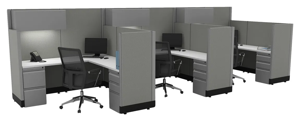 25974 3 person cubicle 1