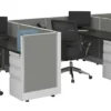 28295 3 person cubicle with power 1