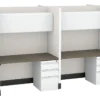 28534 4 person call center cubicle with power 1