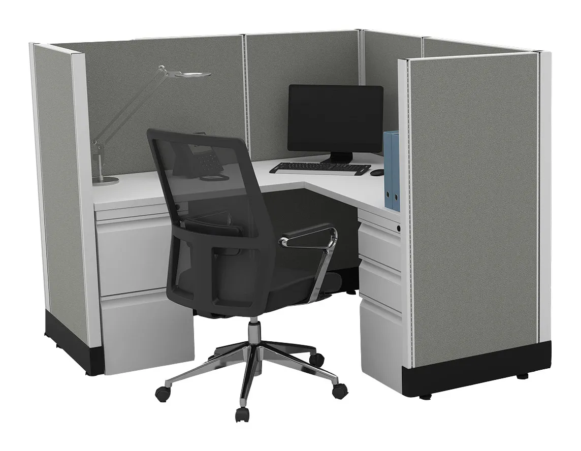 25963 l shaped cubicle workstation 1