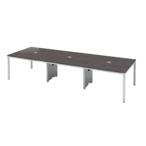 Boss Simple System 142" x 47" Boardroom Table, Driftwood (S403)