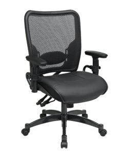 SPACE Seating 68 Series Dual Function Ergonomic AirGrid® Chair – Leather Seat