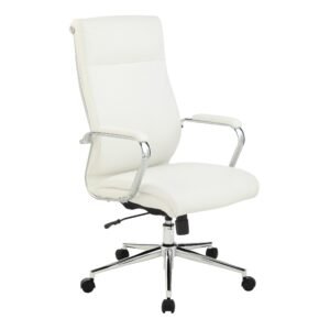 Office Star Pro-Line II High Back Manager's Chair in Silver Ion Fabric