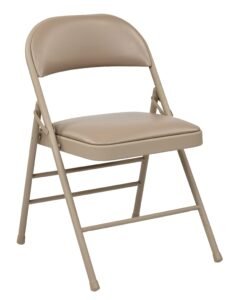 Office Star Vinyl Seat and Back Folding Chair (4-Pack)