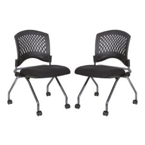 Office Star Pro-Line II Soft-Flex Frame Folding/Nesting Chair (2-Pack)
