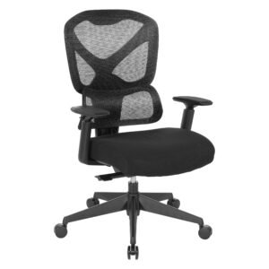 Office Star High Back Mesh Manager's Chair with Fabric Seat