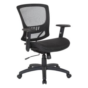 Office Star Work Smart Mesh Screen Seat & Back Manager's Chair