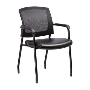 N9NE Baker Stackable Mesh-Back Guest Chair with Arms (3128G)