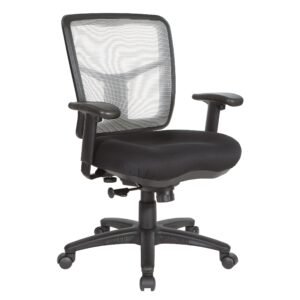 Office Star Pro-Line II Air Mist Mesh Back Chair – White