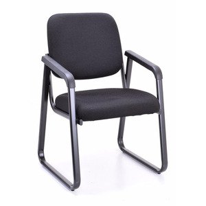 N9NE Ashton Guest Chair with Sled Base, Fabric or Vinyl