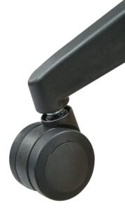 SPACE Seating Soft Wheel Replacement Casters, Black