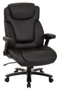 Office Star Big & Tall Deluxe High Back Executive Chair – Bonded Leather