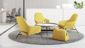 Friant Fala Mobile Accent Stool with Leather Carry Loop