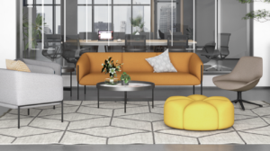 Friant Aras Three-Seat Lobby Sofa