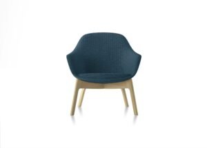 Friant Jest Wood Base Lounge Chair