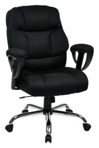 Office Star Executive Big Man's Mesh Chair, 350 lb Capacity