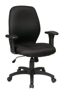 Office Star Icon Synchro Manager's Chair, Black