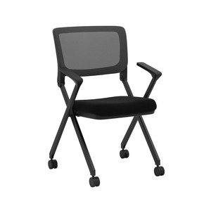 N9NE Alan Mesh-Back Nesting Guest Chair with Arms (5484)
