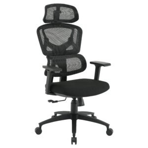Office Star Mesh Back Managers Chair with Adjustable Headrest