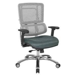 Office Star Pro-Line II White Vertical Mesh Manager's Chair