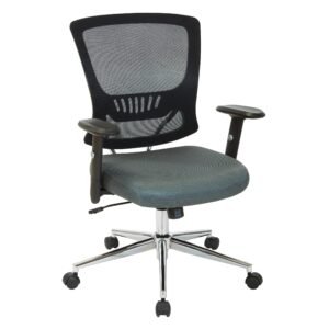 Work Smart Mesh Back & Seat Task Chair with Locking Tilt