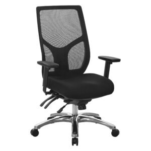 Office Star Pro-Line II 99893 ProGrid High-Back Multi-Function Chair