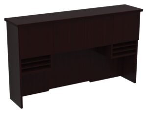 Office Star Tuxedo TUX-44 72" Overhead Hutch with Wood Doors