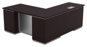 Office Star Tuxedo 66" x 78" L-Shaped Desk with Return, Left or Right