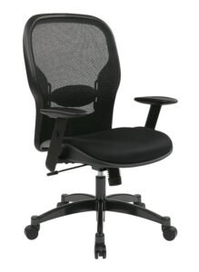 SPACE Seating 2300 Black Mesh Manager's Chair