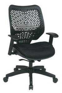 SPACE Seating Self-Adjusting SpaceFlex® Back Manager's Chair, Raven