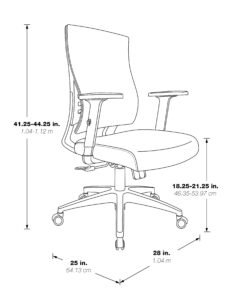 Office Star Work Smart Air Mesh Vertical Back Office Chair