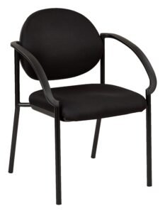 Work Smart Stackable Visitors Chair with Arms