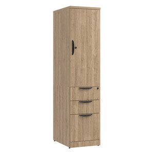 N9NE Classic Laminate Modular Wardrobe Cabinet with Pedestal
