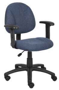 Boss Tweed Deluxe Posture Office Chair with Adjustable Arms (B316)