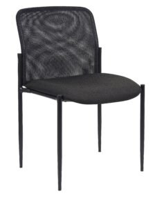 Boss Armless Stacking Mesh Side Chair (B6919)