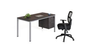 Boss Simple System 66" x 30" Desk with Locking Pedestal (SGSD002-202)