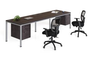 Boss Simple System Side-by-Side Desks with Pedestals, 60" x 30" (SGSD006-201)